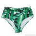 Hotme Womens High Waisted Swimsuits V Neck Ruffle Print Bikini Set Swimwear Two Pieces Bathing Suit Green B07N1K7SLY